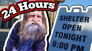 (WOW!!) 24 Hour Challenge In Homeless Shelter // Staying Overnight In A Homeless Shelter Challenge