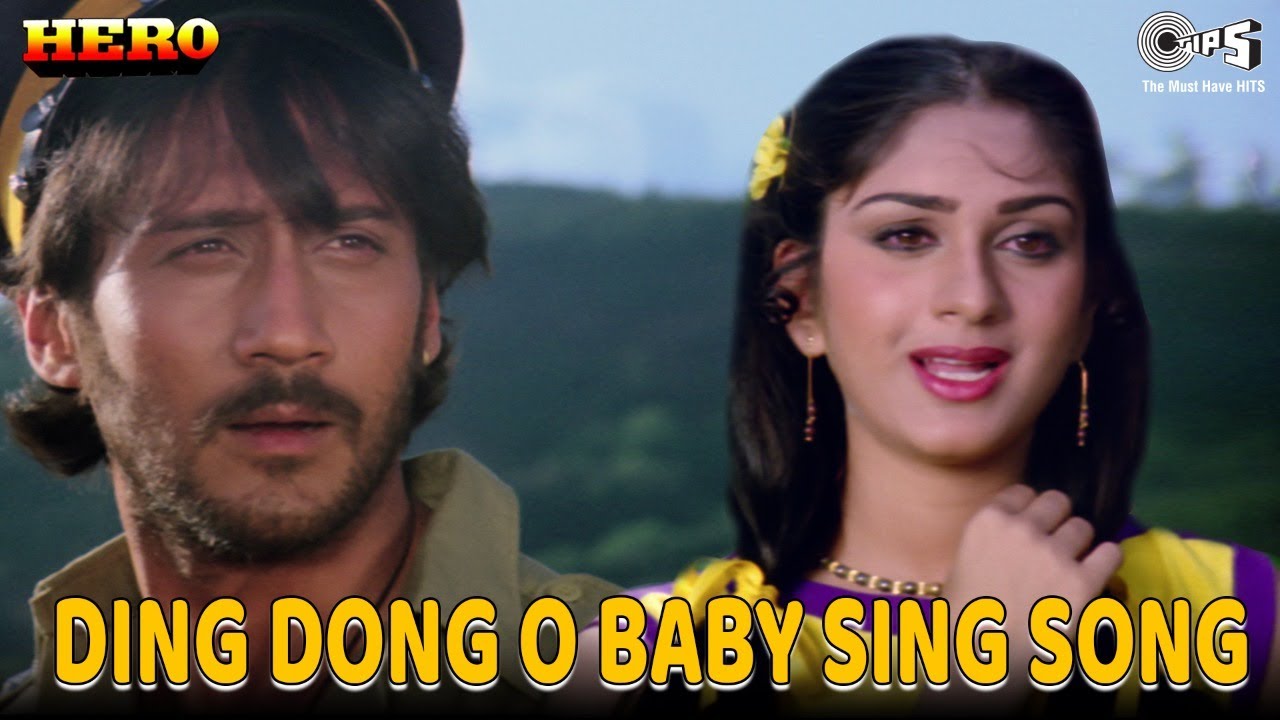 Ding Dong O Baby Sing Song  Hero  Jackie  Meenakshi  Anuradha Paudwal  Manhar  80 Hindi Hits