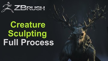 Creature Sculpting in Zbrush -  Timelapse