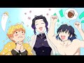 【鬼滅の刃】胡蝶しのぶがガチ説教！？ビビる善逸とアホすぎる伊之助【 声真似アフレコLINE】
