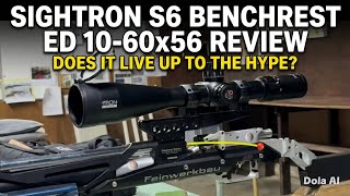 Sightron S6 benchrest ED scope test review and quick chat with my shooting buddy Phil Bates