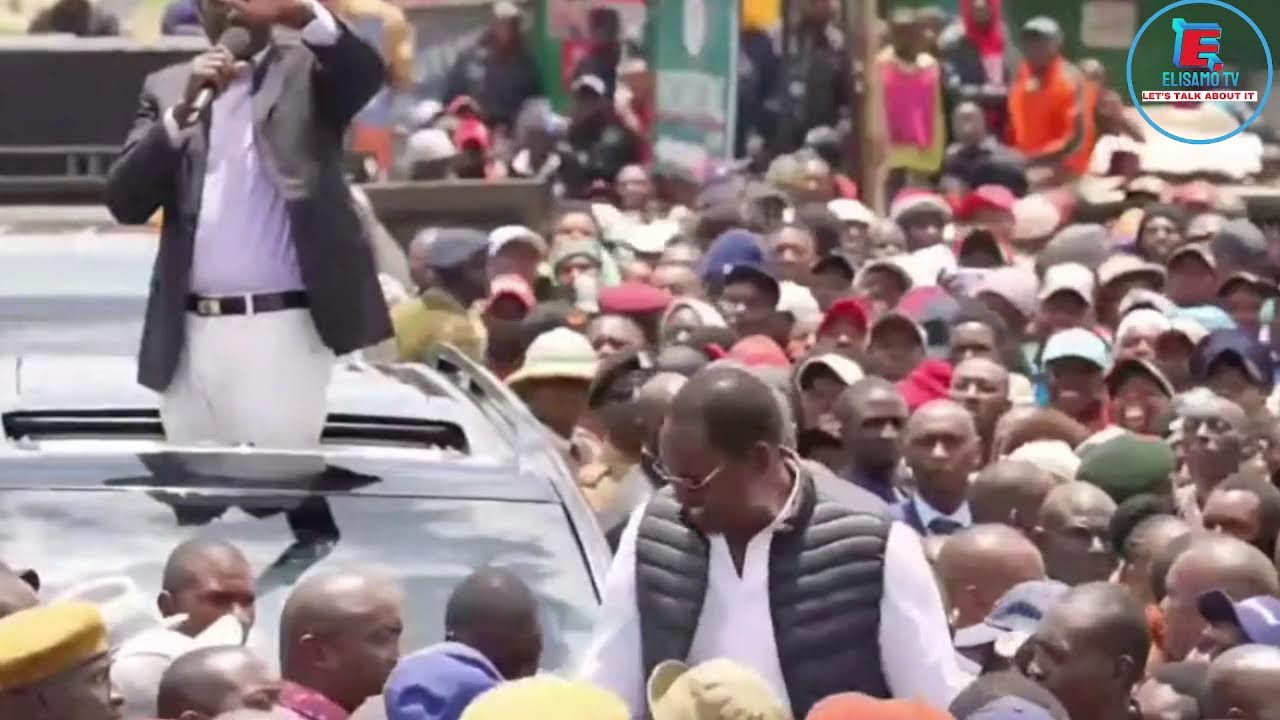 LIVE!! Pres. Ruto Faces Resistance in Engineer, Nyandarua as He Scales Mt. Kenya