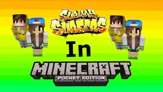 Subway Surfers In Minecraft Pocket Edition | Minecraft PE Map screenshot 2