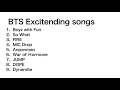 BTS exciting song medley