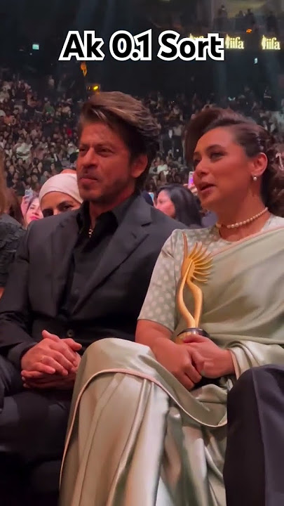 Sharukh and Rani Mukherji enjoying every bit of the NEXA IIFA Award 2024.🥰 #shahrukh #iifaawards2024