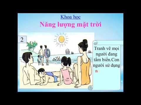 Khoa học 5 Năng lượng mặt trời