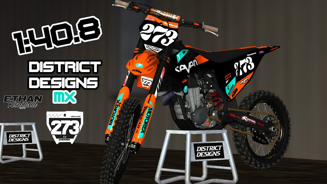 1 40 8 District Designs Ranch MX SIMULATOR YouTube