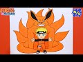 How to Draw Naruto & Kurama - Step by Step Art Tutorial