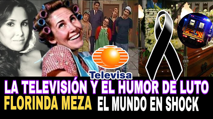 🕯️ ACABA DE MORIR luto en  la televisión / Florinda Meza pone a MÉXICO en SHOCK total