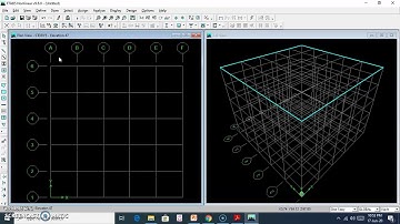 Etabs tutorials part-1( draw new model grid line and edit grid data)
