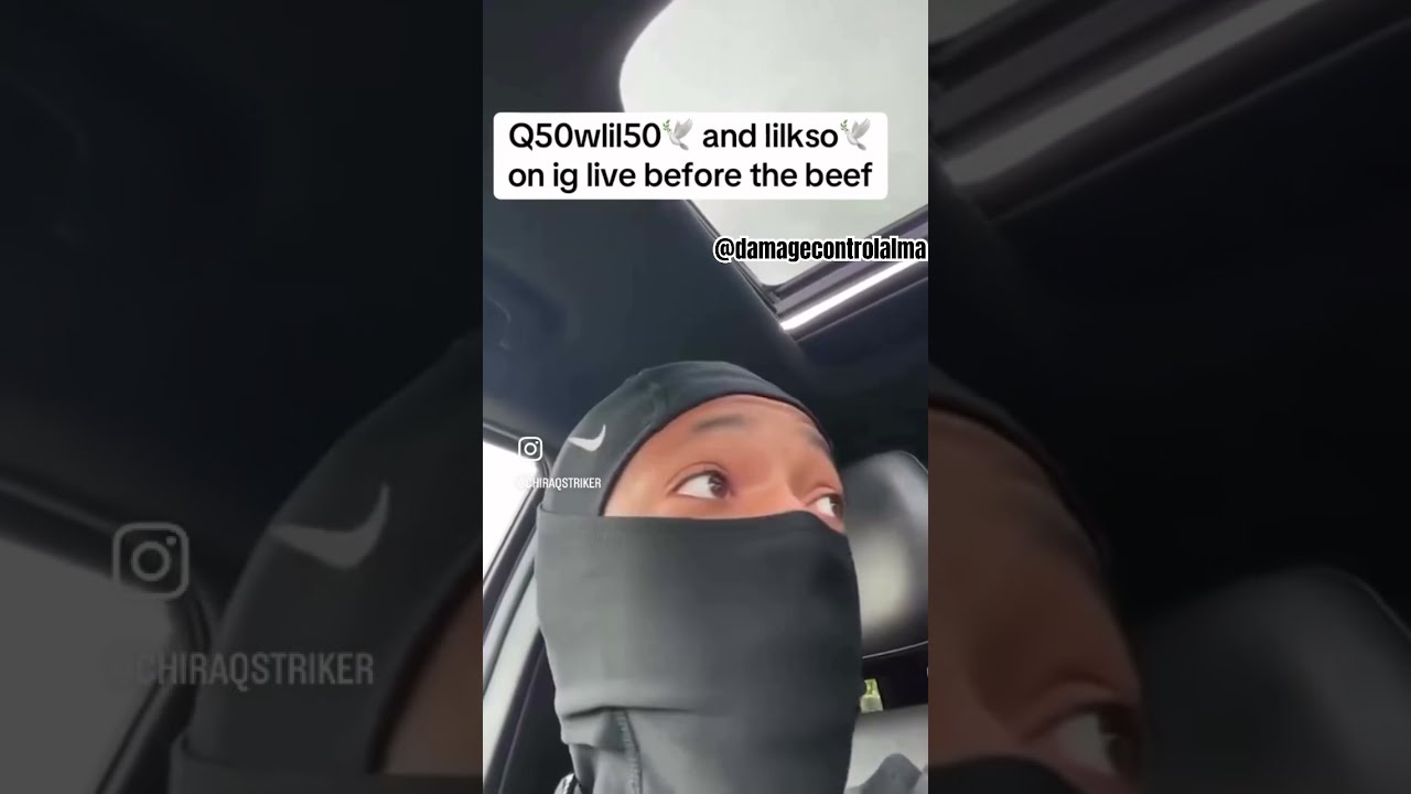  Q50wlil50 Lilksoo On IG Live Before The Beef Chicago Fullychop Pgf Bloodhound
