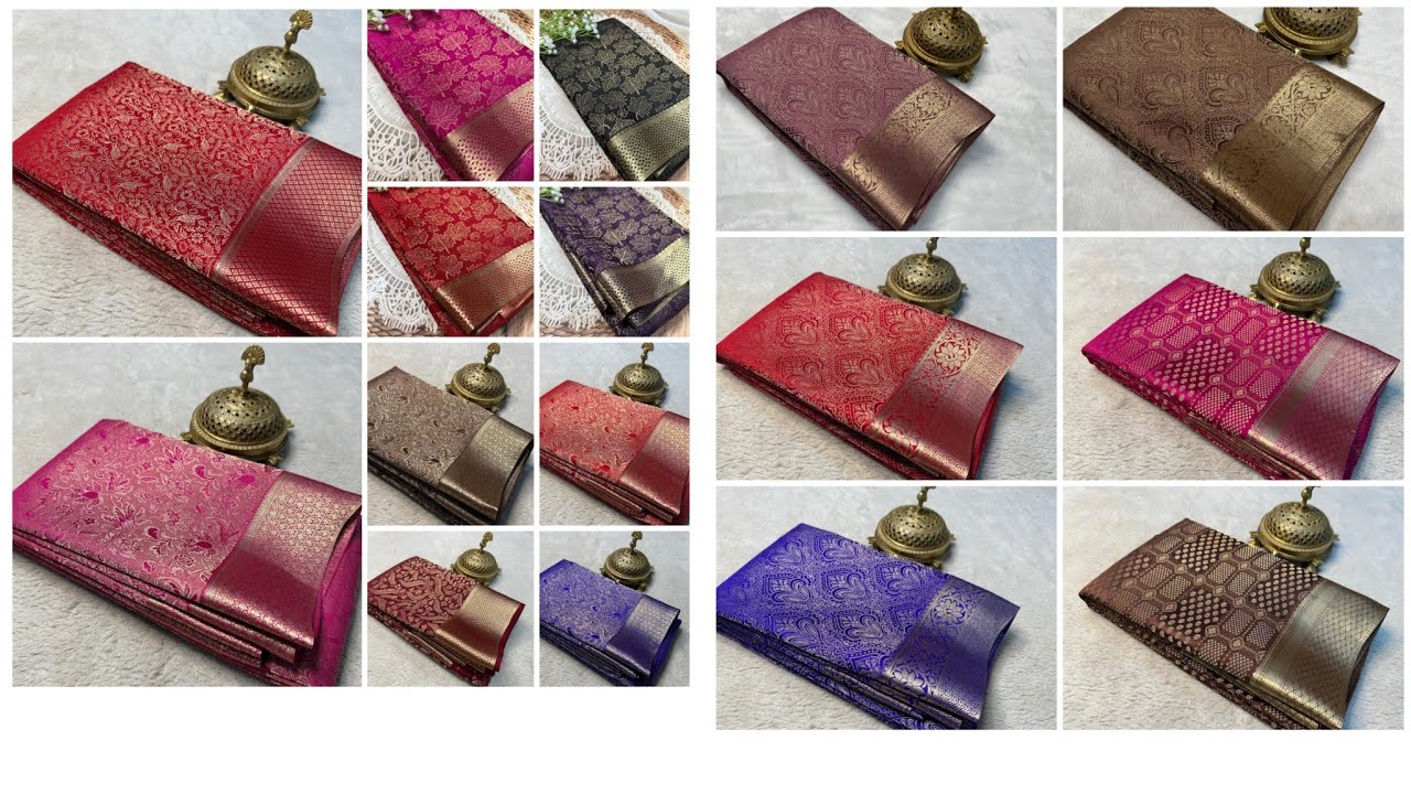 Restocked Mysore Pure Exclusive bridal party wear brocade pure silk sarees-25/silk mark/140gm/12996