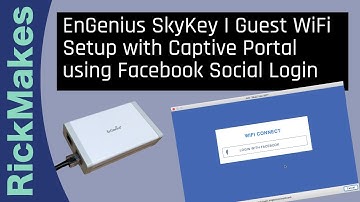 EnGenius SkyKey I Guest WiFi Setup with Captive Portal using Facebook Social Login