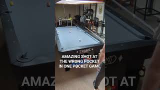 Download Lagu AMAZING SHOT AT THE WRONG POCKET IN ONE POCKET GAME #8ballpool #billiards #livestream #9ball MP3