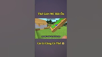 Thế Giới Minecraft Bất Ổn Của Cặp Đôi Bá Đạo Steve ( Tập 1 ) 🤣 #shorts