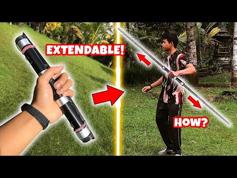 I Made a Real Life Extendable Staff