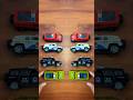 Jeep Symmetry Challenge 😱 Perfect Mirror Cars! 🚙🚙 #shorts #automobile #toys