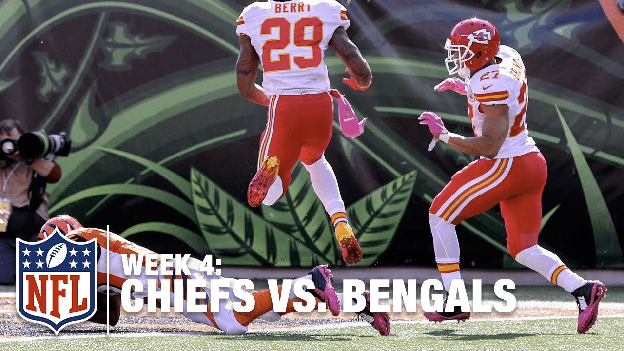 Brandon Tate’s Terrific Diving TD Catch Chiefs vs. Bengals NFL