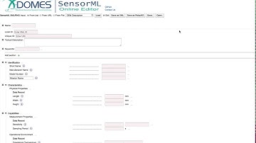 SensorML Editor June 2018