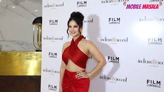 Sunny Leone's Fashion Display At The Red Carpet Of Indian Accent Film Companion Event!