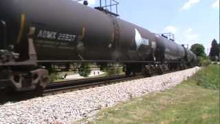 CSX northbound empty ethanol train K679 in Marietta,GA