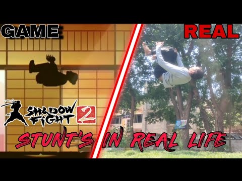 SHADOW FIGHT 2 STUNT'S IN REALIFE | Best Amezing Flip 2021🔥