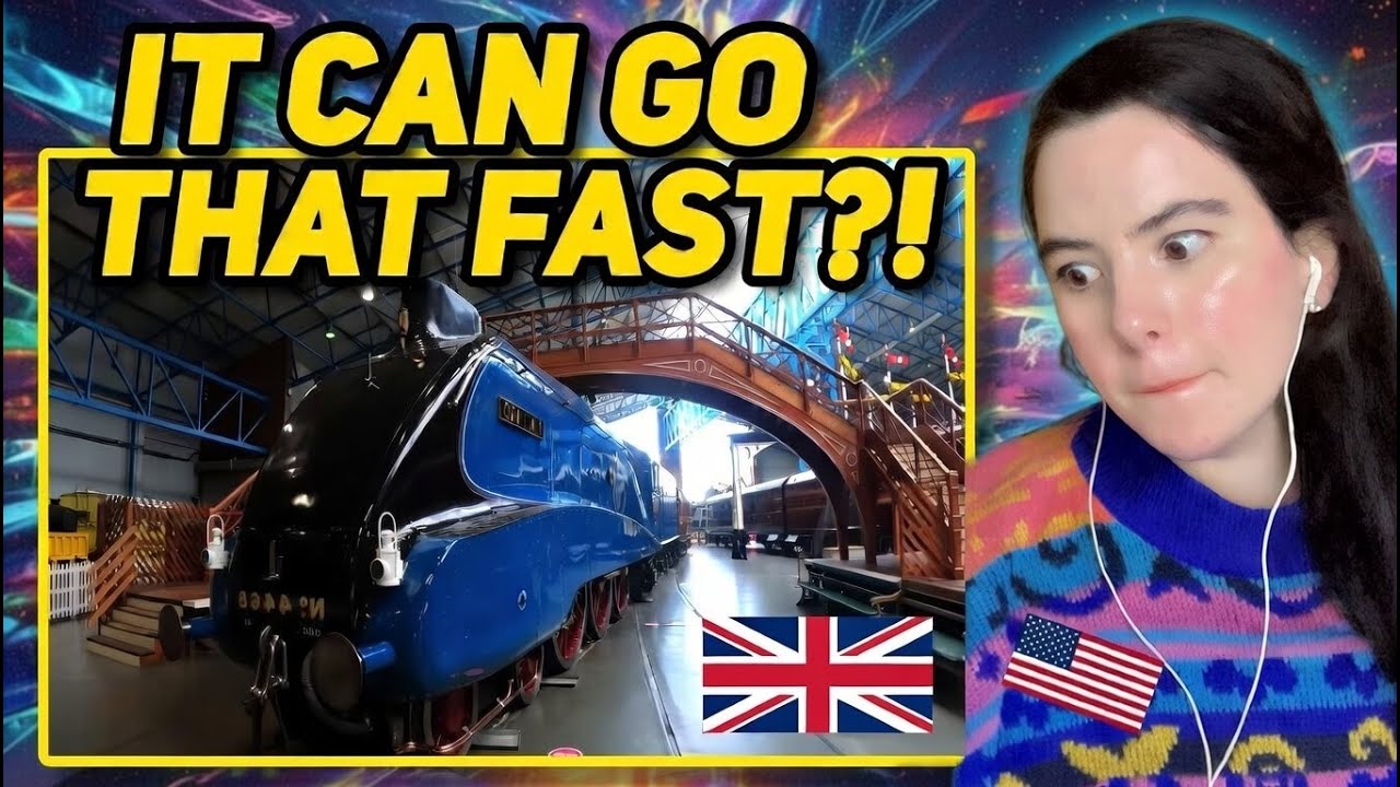 FASTEST Steam Train Ever?! American Girl Reaction!