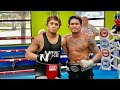 JOHN RIEL CASIMERO VS MAGIC MIKE PLANIA SPARRING