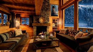 Relaxing High Mountains Chalet | ASMR | music for deep sleep and relaxation