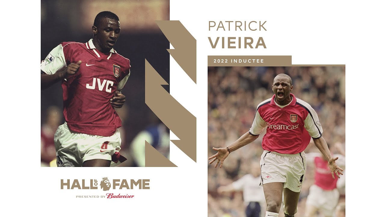 Patrick Vieira | Premier League Hall of Fame - YouTube