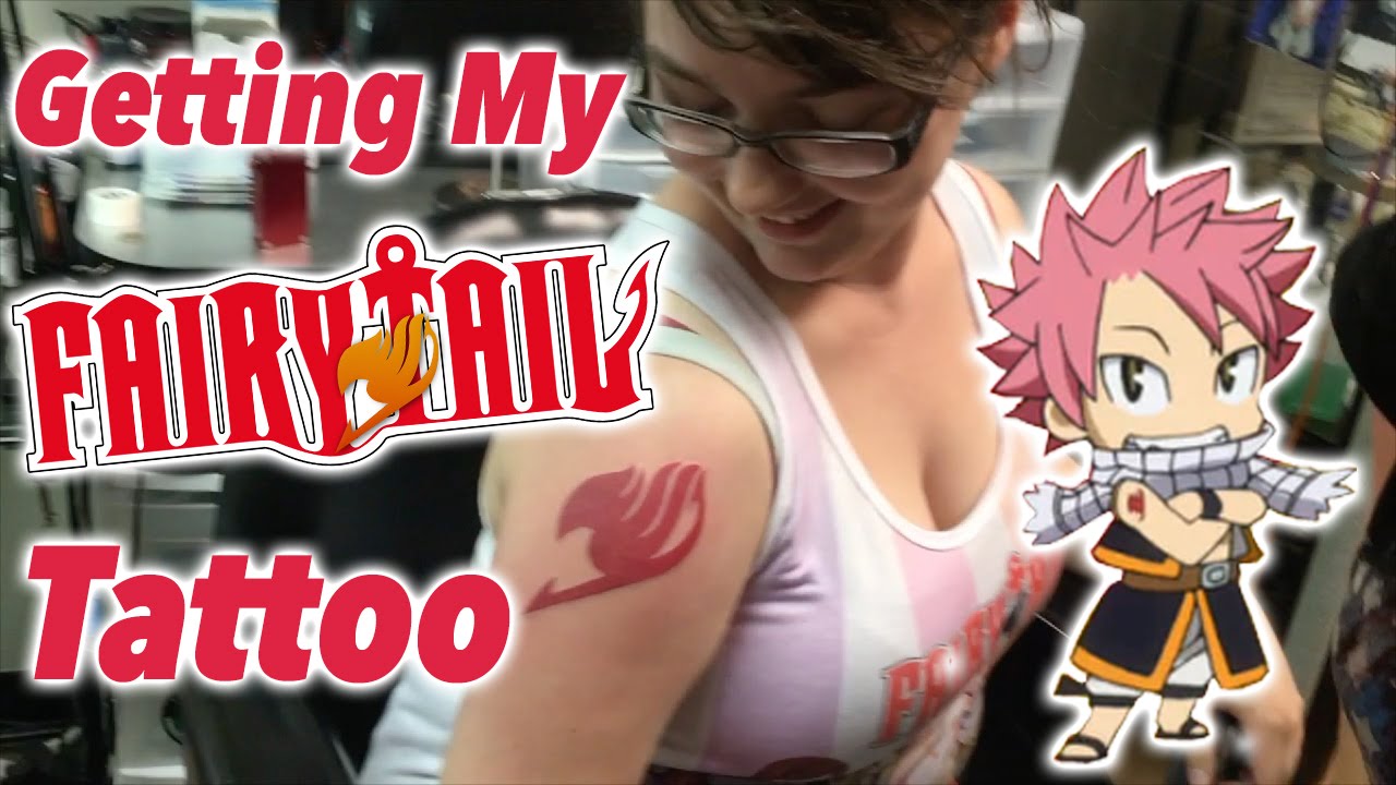 Getting My Fairy Tail Tattoo Youtube