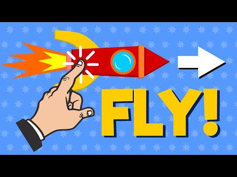 Move Game Object Clicking It | 2D Unity Software Simple Tutorial | Rocket Flies