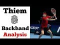 Dominic Thiem Backhand Analysis | Unique In His Technique