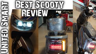 United Smart Electric Scooty - Price - Milage - Battery Watts - Kilometers Travel - Complete Review