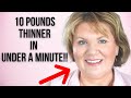How To Contour A ROUND FAT Face OVER 50 - Super EASY & LOOK SLIMMER Instantly!