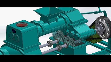 SolidWorks Tutorials / Pugmill Machine/Big Pugmill #solidworks #solidworkstutorial #ceramic #clay