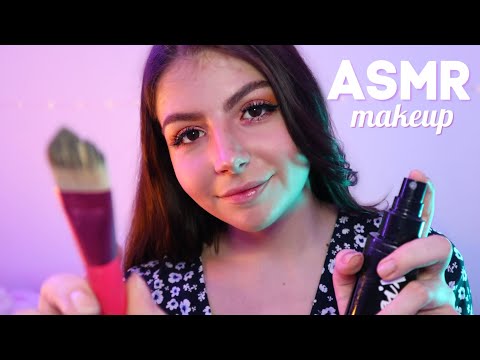 ASMR FRANÇAIS | JE TE MAQUILLE ! (attention personnelle, no talking, très réaliste)🌸