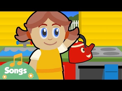 Polly Put The Kettle On | Nursery Rhyme for Toddlers | Toddler Fun Learning