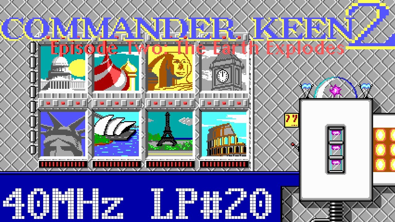 [Longplay] Commander Keen 2 - Earth Explodes! (1990, PC DOS) 40MHz LP#20 1080p 60FPS