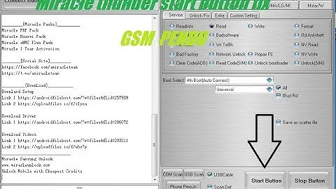 Miracle Thunder v 2.82 PORTABLE Start Button Not Working Fix Solution