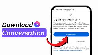 How to Download Facebook Messenger Chat Conversation | Export Messenger Messages screenshot 2