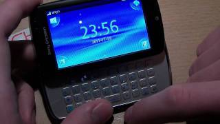 Sony Ericsson txt pro im ausführlichen Hands-On