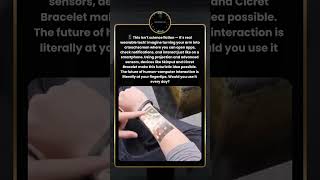 FUTURE TECH: TOUCHSCREEN ON YOUR SKIN 📱 #Technology #Innovation
