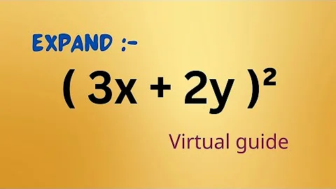 Expand ( 3x + 2y )² using IDENTITY |Mathematics