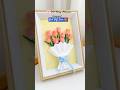 DIY 3D Clay Flower Bouquet 💐 #3d #diy #flowers #bouquet #shorts #yt #clayart #giftideas #90s #daily