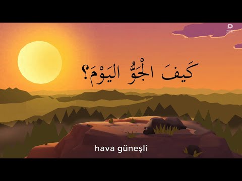 Arapça Hava Durumu & Mevsimler / احوال الجو و الفصول الاربعة