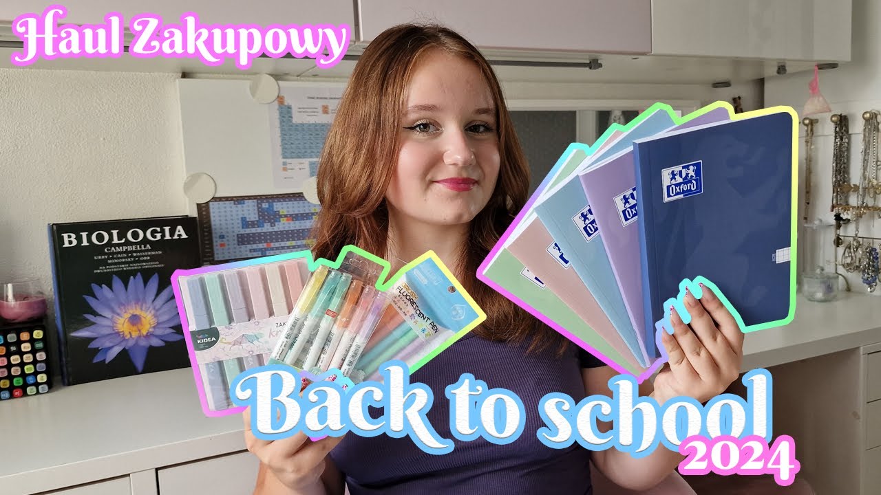 Back to school 2024 #2 - Haul zakupowy 🛍️🛒📚