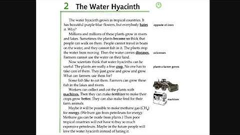 Facts and Figures - Unit 3: Plants - Lesson 2: The Water Hyacinth