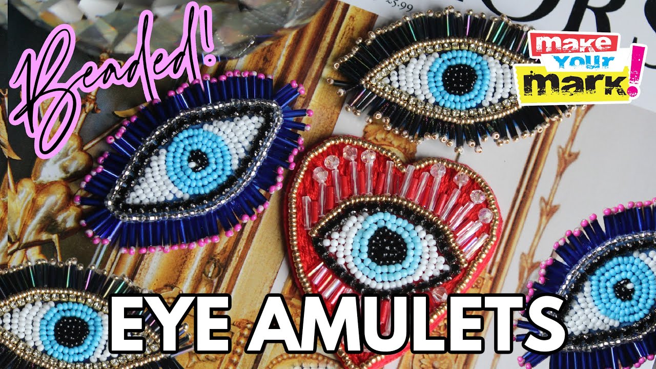 Амулеты в виде глаз из бусин