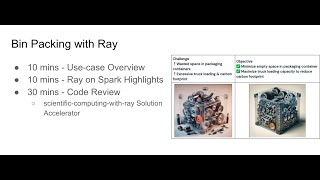 Solve Bin Packing Problem using Ray on Databricks